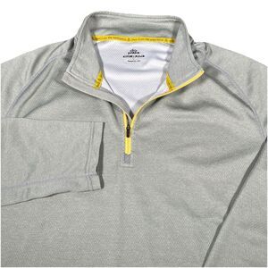 Prana Breathe Men’s XL Gray Lightweight 1/4 Zip Shirt